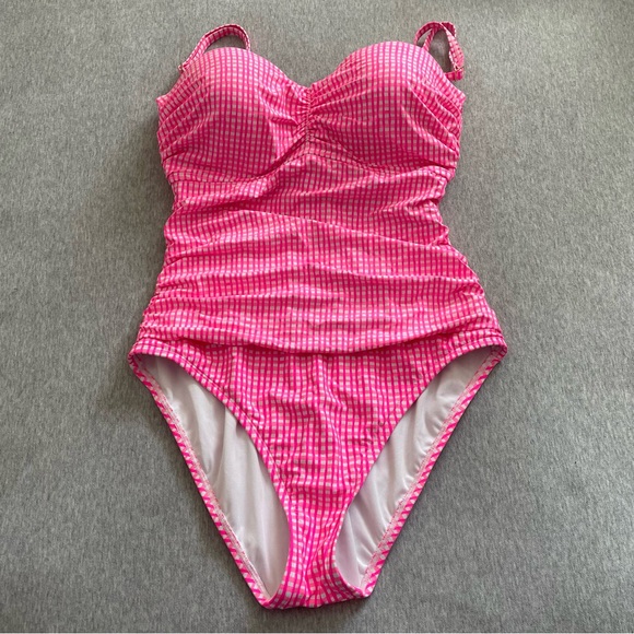 Lilly Pulitzer Other - Lilly Pulitzer Women’s Sz 12 Pink Isle Along The Same Line 1 Piece Swimsuit